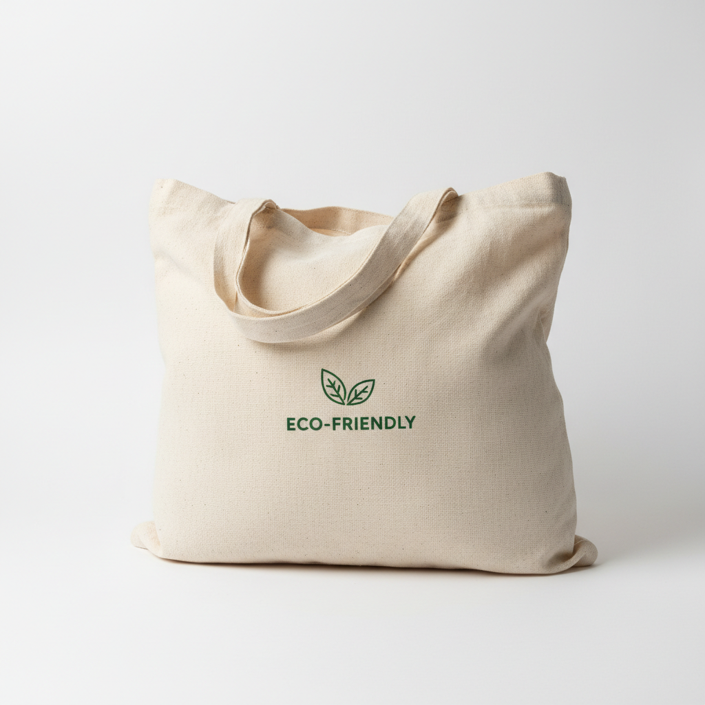 Bolsa reutilizable de tela orgánica