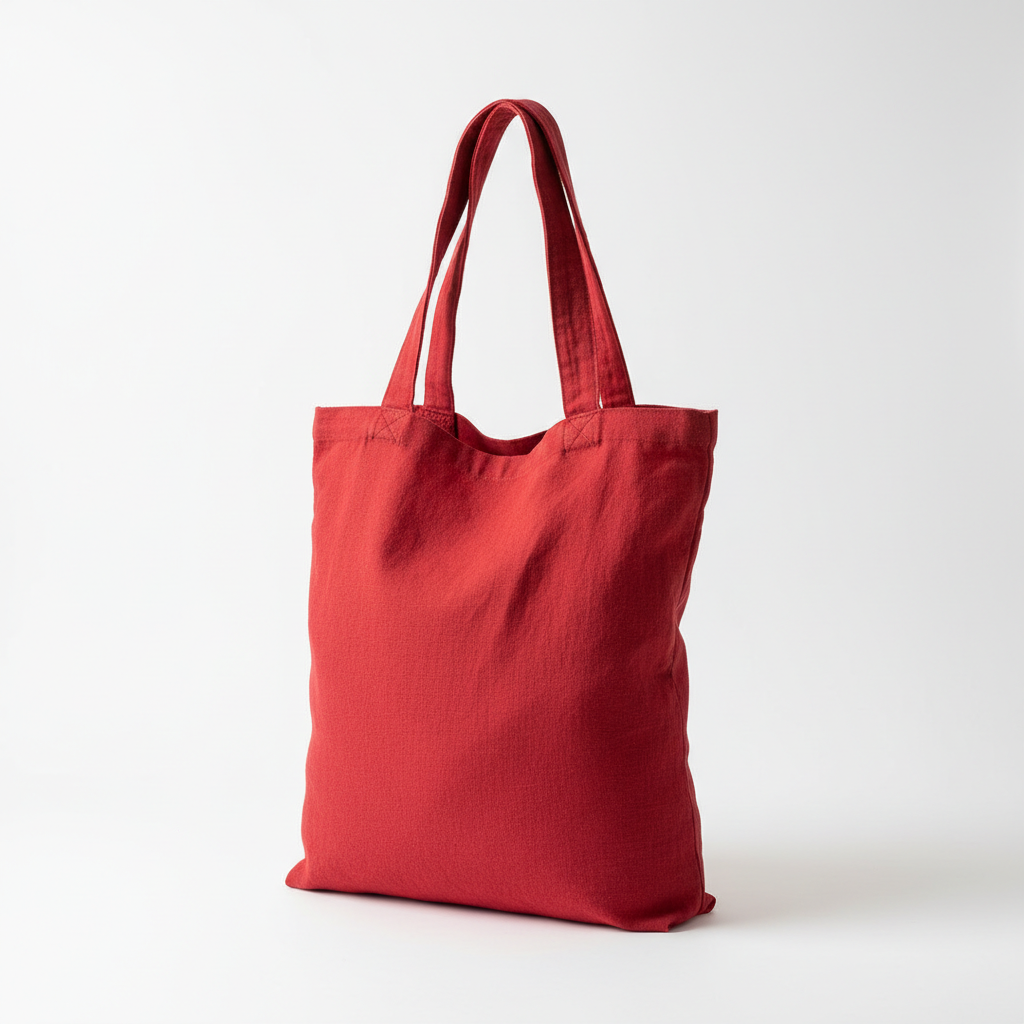 Bolsa reutilizable color roja